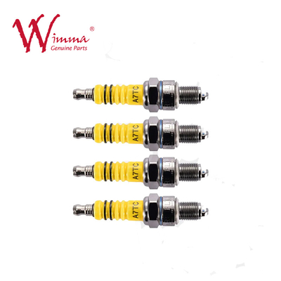 Spark Plug A7TC Para 50cc 70cc 90cc 110cc ATV 150 Melhor Desempenho 1set / 4pcs Moto