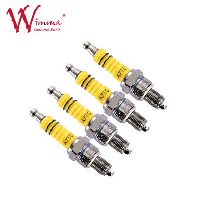 Spark Plug A7TC Para 50cc 70cc 90cc 110cc ATV 150 Melhor Desempenho 1set / 4pcs Moto