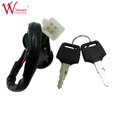 Interruptor de ignição de motocicleta para Honda CG125 4 pinos preto universal com 2 chaves e preço competitivo
