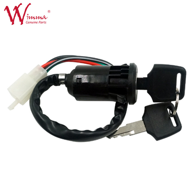 Interruptor de ignição de motocicleta para Honda CG125 4 pinos preto universal com 2 chaves e preço competitivo