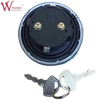GN125 2 Chaves Bloqueio do banco do tanque de combustível de gasolina Bloqueio completo Conjunto de bloqueio Comutador de ignição para Suzuki GN125 GN125H 1982-2001
