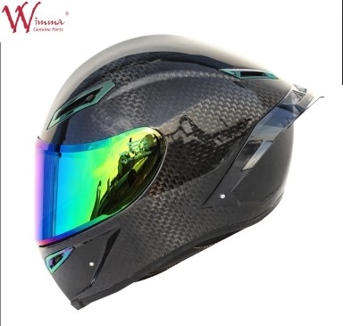 Capa de motocicleta retrô de fibra de carbono Excelente ventilação Conforto e aptidão