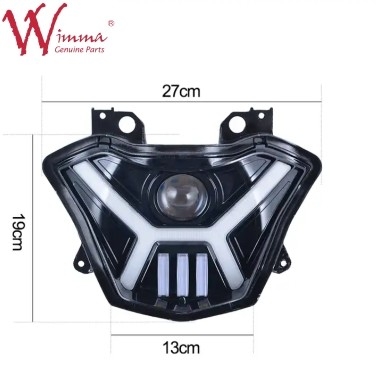 Farol LED Um preto elegante Para Kawasaki Z650 e Versys X 300