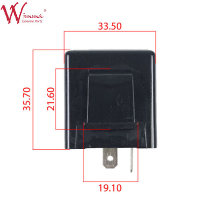 Flasher de sinalização elétrica de motocicleta com conector de 2 pinos 12V