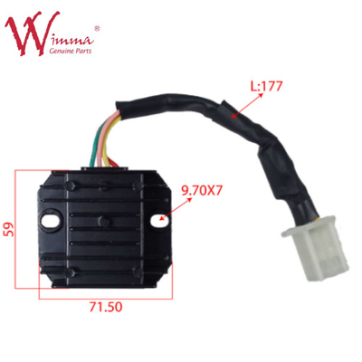 Rectificador de regulador de motocicleta Preto Cor Boa performance ENDURO200