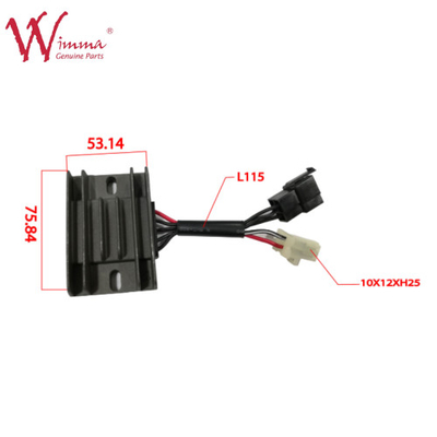 Rectificador de regulador de motocicleta Preto Cor Boa Qualidade QM200GY