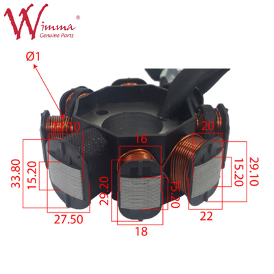 Coil de estátor magnético Peças elétricas completas de motocicleta SKR200S Wimma Alta qualidade
