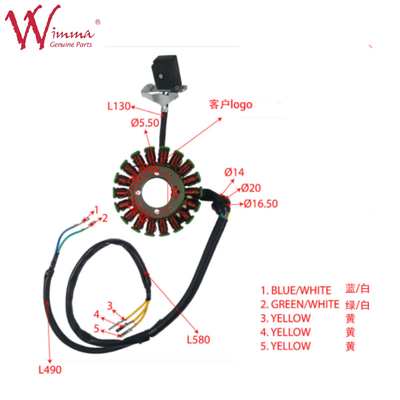 Motor Stator Coil Stator Comp Motorcycle Parts Elétricas TNT150 Com Boa Qualidade
