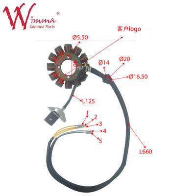 Motocicleta Stator Magnético bobina Stator Comp CHIEFII ((2021) ISO9001 Listado