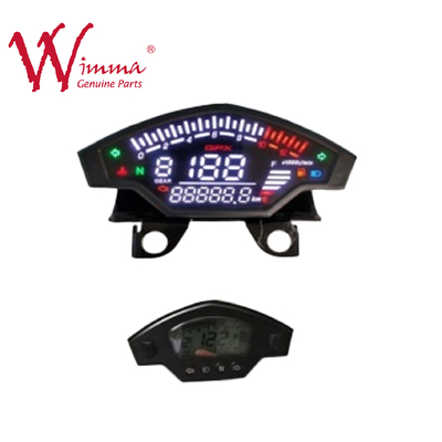 Speedometer de moto Assy Universal RZ180 Velocidade eletrônica ajustável medidor ABS Material plástico / ferro