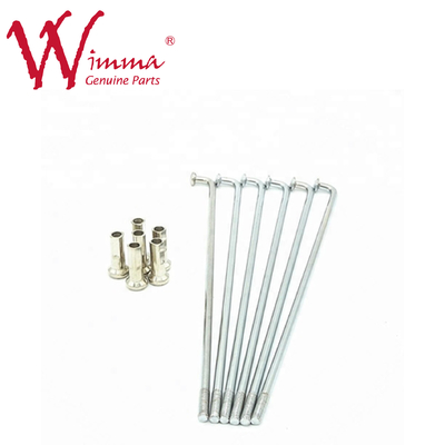 Set de raios de motocicleta C90 Raios de motocicleta personalizados e mamilos WIMMA Chrome Zinc Plating