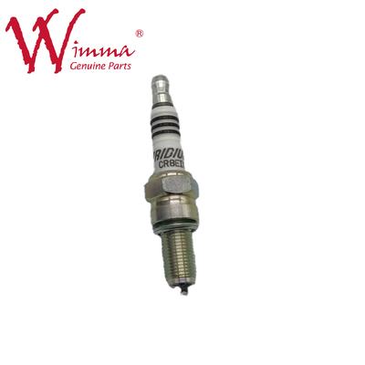 Enchufe CR9E de motocicleta com partes de resistor com longa vida útil e alto desempenho