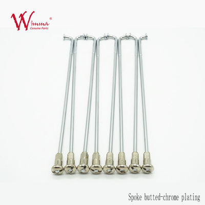 Conjunto de raios de motocicleta de aço inoxidável 304 de 3/8 de polegada personalizado, raios e mamilos certificados ISO9001
