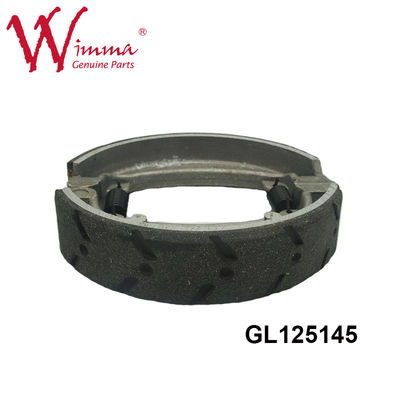 Calçados de travagem Peças de travagem de motocicleta GL125145 Motocicleta Venda a quente Prata com ranhuras