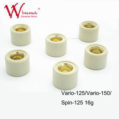 Rodas de embreagem/rodas de tração, rolos Vario, peças de embreagem de motocicletas, borracha de liga, 16 g